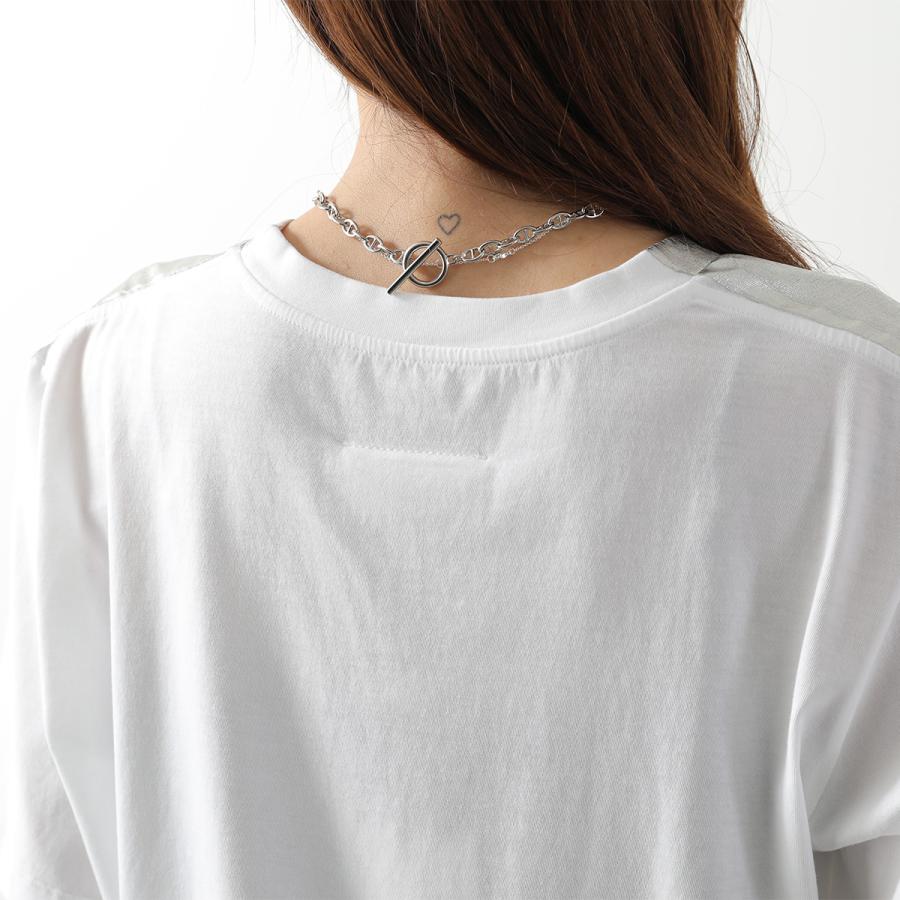 MM6 - エムエムシックス  S52GC0288 メッシュ切替オーバーサイズTシャツ レディース S MM6 エムエムシックス メゾンマルジェラ Tシャツ S52GC0282 S23588