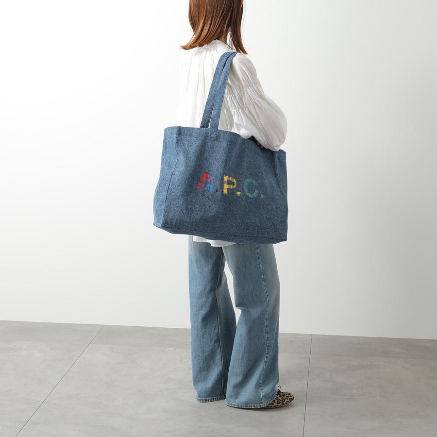 APC デニムトートバッグ　インディゴ　アーペーセー　ユニセックスマザーズバッグ A.P.C.（アーペーセー） APC A.P.C. トートバッグ shopping dlane