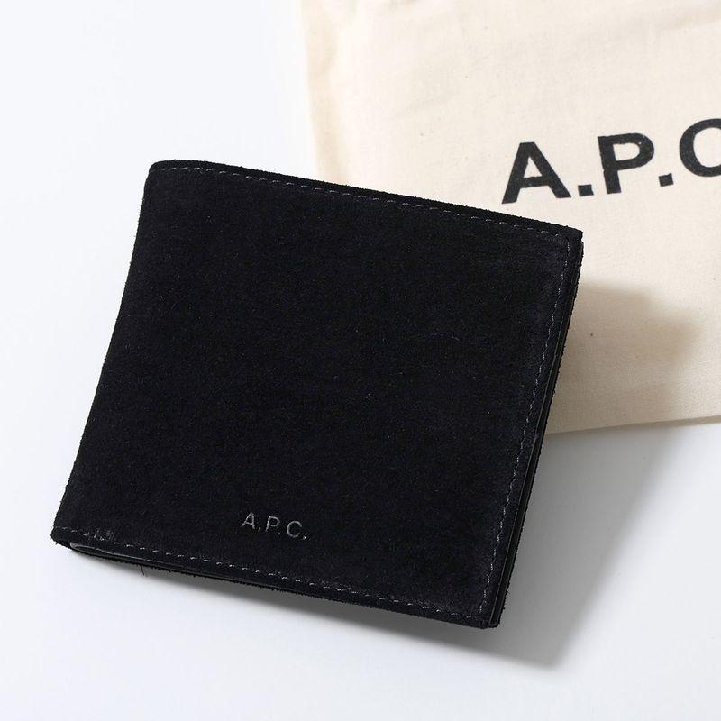 新品 A.P.C. アーペーセー ２つ折り財布 ブラック A.P.C.（アーペーセー） APC A.P.C. 二つ折り財布 NEW PORTEFEUILLE