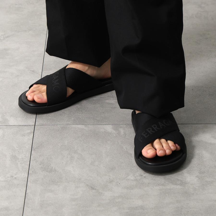 FERRAGAMO（フェラガモ） サンダル FENICE TEX 763204 メンズ クロス