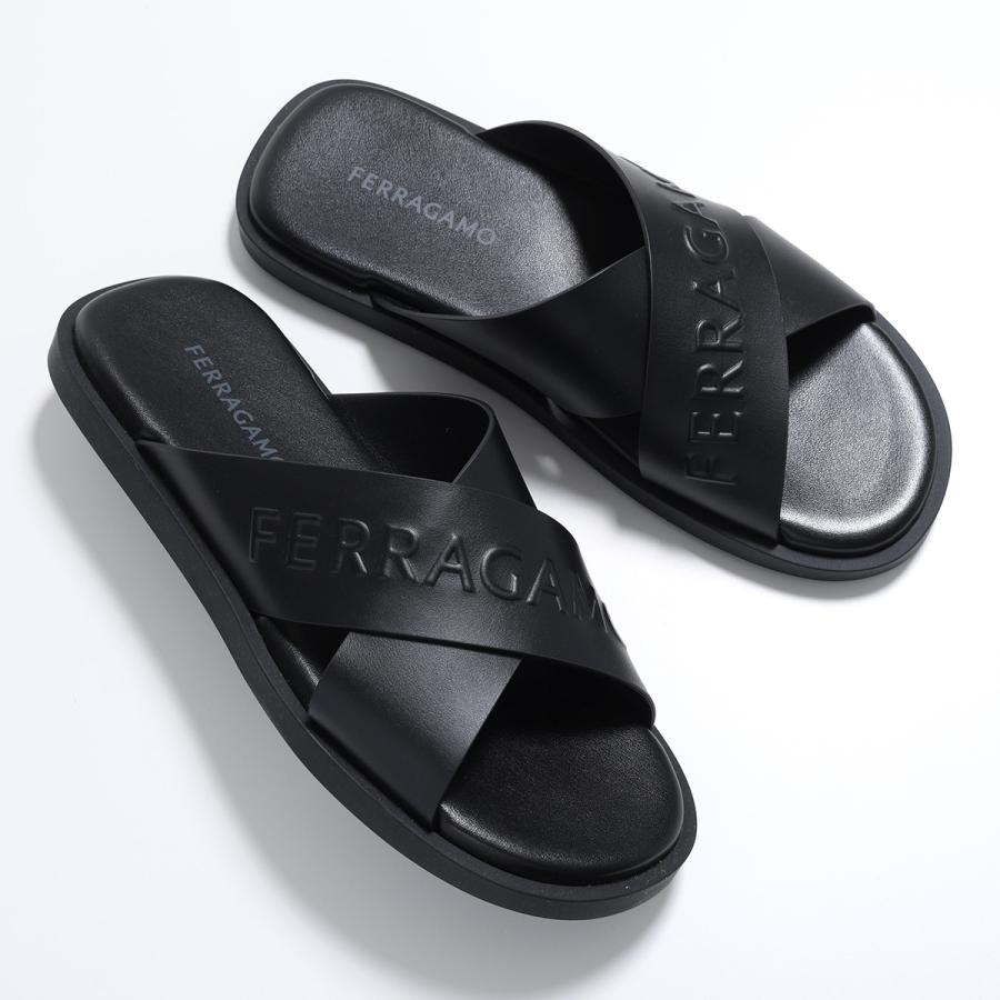 FERRAGAMO（フェラガモ） サンダル CAIO RES 774329 メンズ クロス