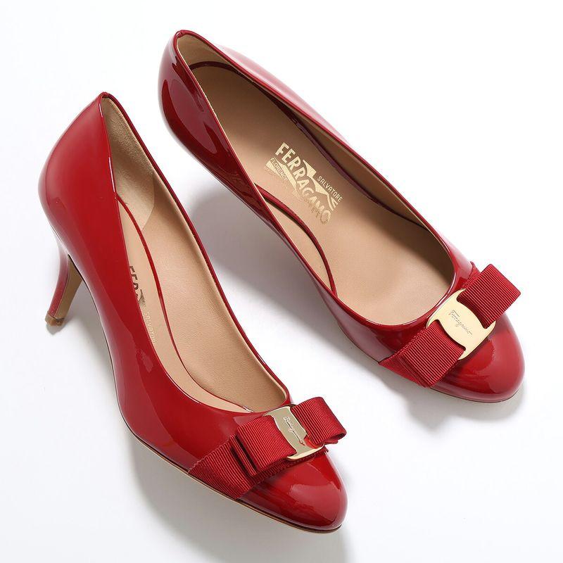 FERRAGAMO（フェラガモ） パンプス CARLA 70 584309 レディース ヴァラ