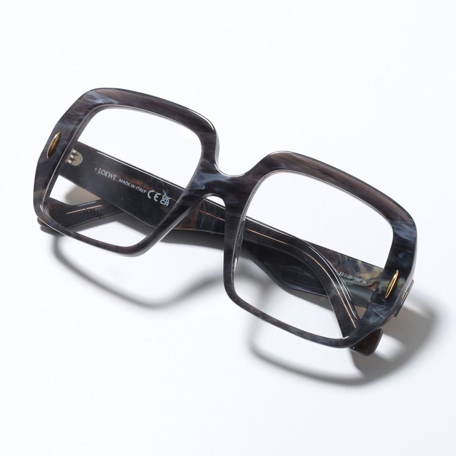 LOEWE（ロエベ） メガネ LW50076I レディース スクエア型 アナグラム