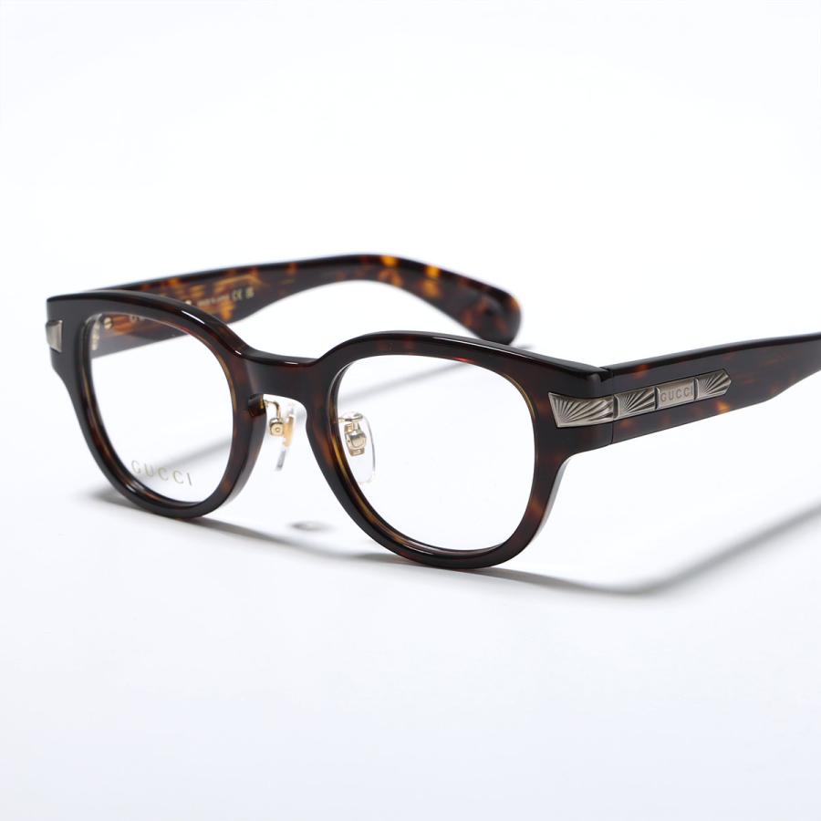 新品同様 GUCCI グッチ デモレンズ ウェリントン セルフレーム フルリム メガネ 眼鏡 GG0278OA 55□14-150 ブラック メンズ 古着 中古 USED GUCCI（グッチ） メガネ GG1741OJ メンズ ウェリントン型 セルフレーム