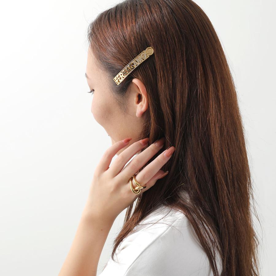 FERRAGAMO（フェラガモ） ヘアクリップ AMO LETTERING HAIR CLIP