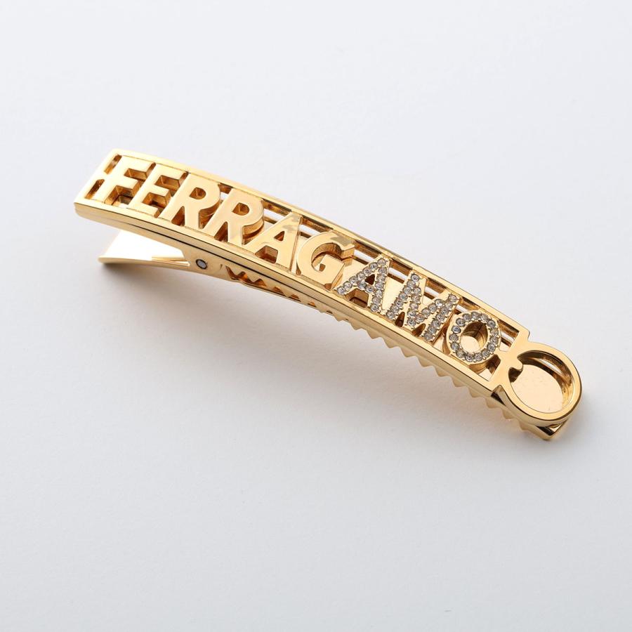FERRAGAMO（フェラガモ） ヘアクリップ AMO LETTERING HAIR CLIP
