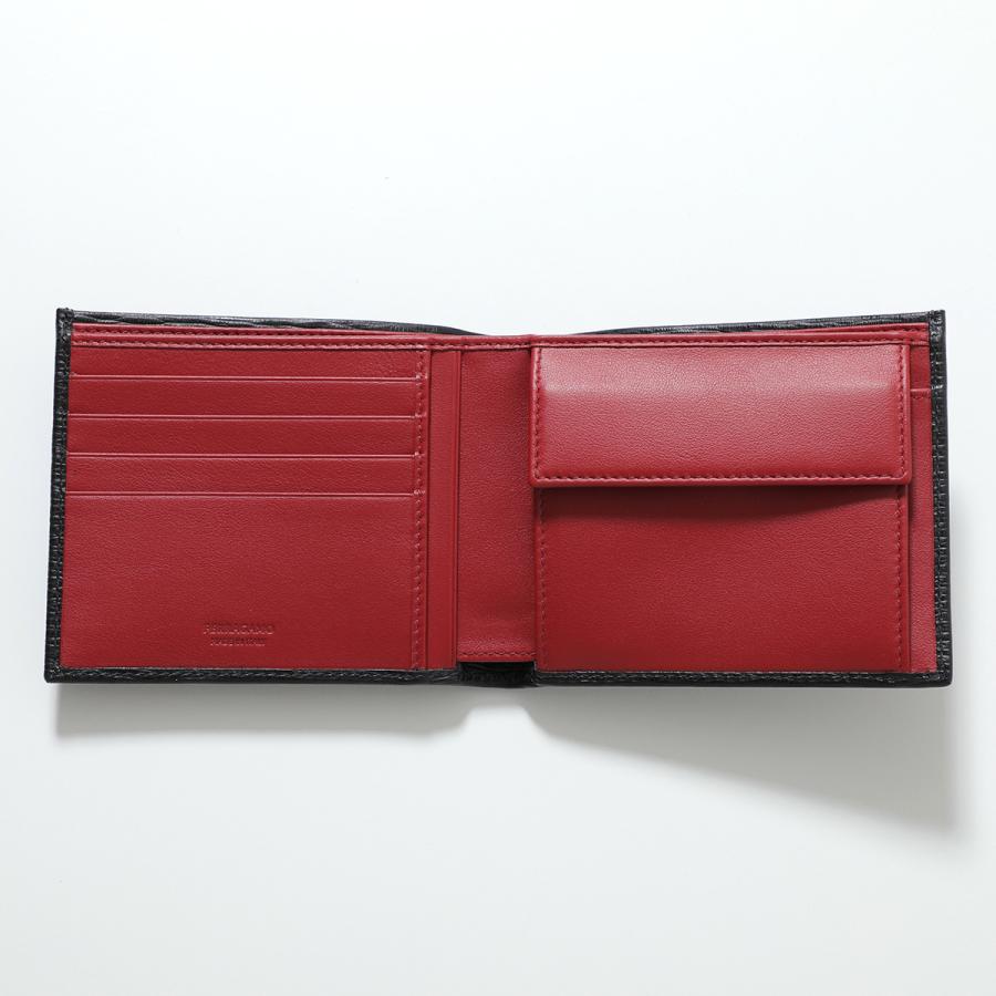 FERRAGAMO（フェラガモ） 二つ折り財布 66A065 685986 メンズ レザー