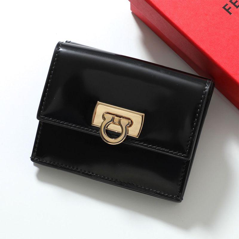 FERRAGAMO（フェラガモ） 二つ折り財布 WANDA ワンダ 220434 760658