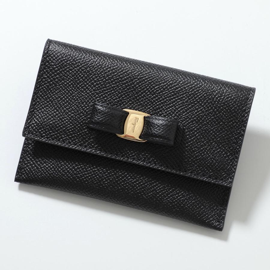 FERRAGAMO（フェラガモ） カードケース VARA ヴァラリボン 22D155