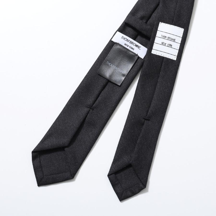 メンズ 新品 THOM BROWNE トムブラウン ネクタイ ナロータイ チャコール