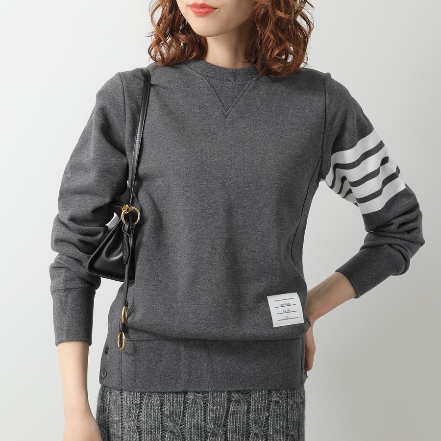 トムブラウン　4bar 長袖Tシャツ　ロンT グレー THOM BROWNE（トム ブラウン） トレーナー MJT021H 00535 レディース
