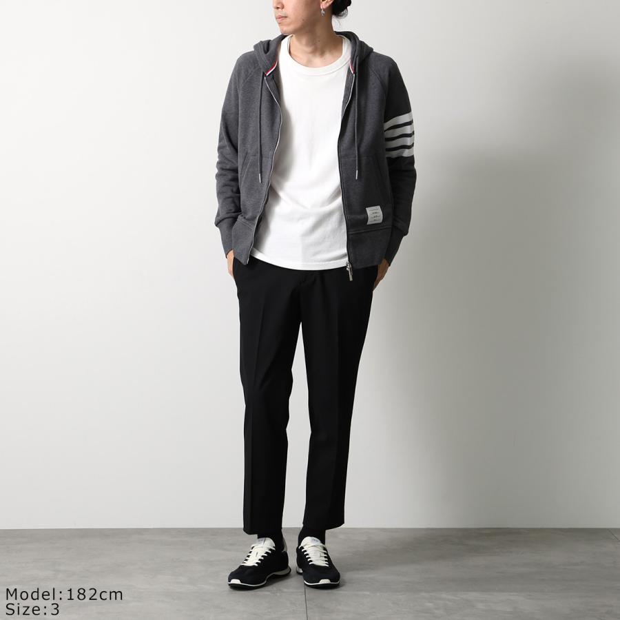 THOM BROWNE（トム ブラウン） ジップアップパーカー MJT022H-00535