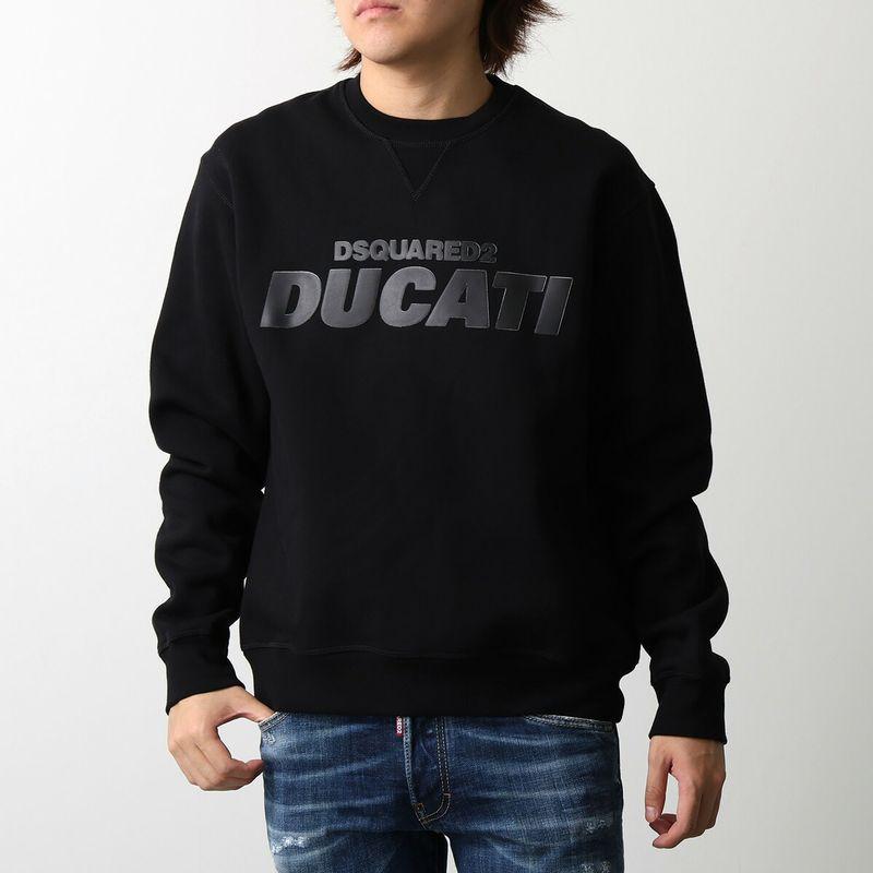 DSQUARED2 スウェット ブラック XL 新品 値下げ可能もうそろ捨てます DSQUARED2（ディースクエアード） × DUCATI ドゥカティ コラボ