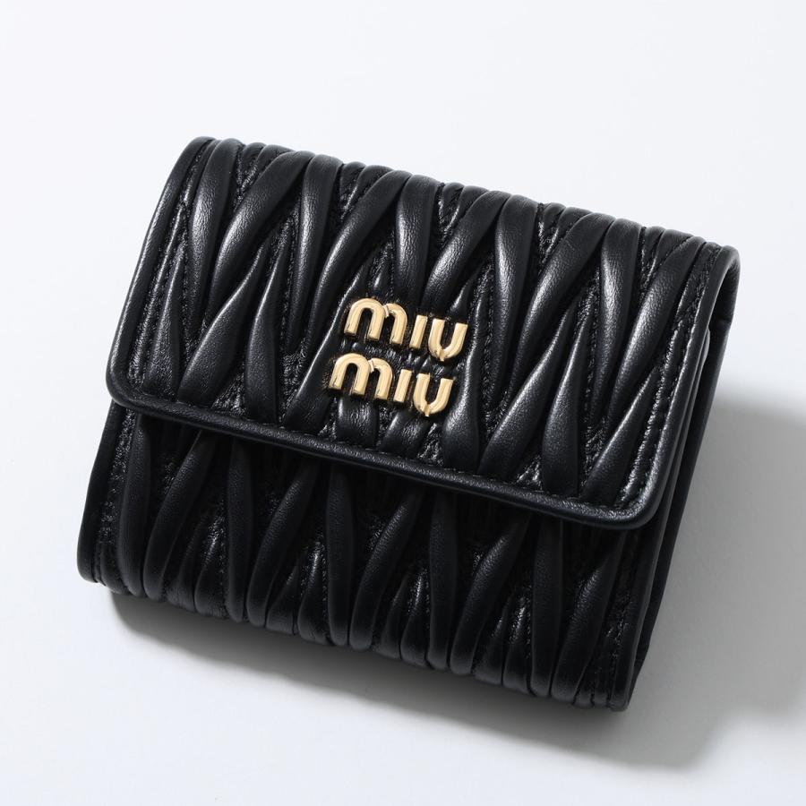 miu miu（ミュウミュウ） 三つ折り財布 5MH058 AFPP レディース