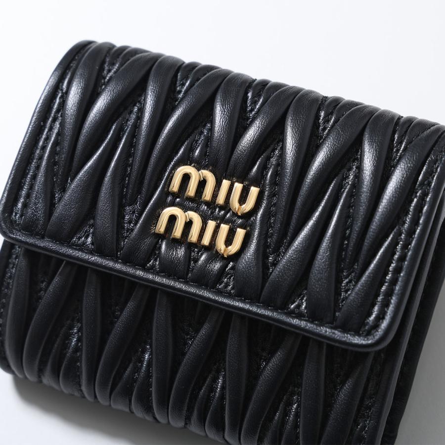 miu miu（ミュウミュウ） 三つ折り財布 5MH058 AFPP レディース