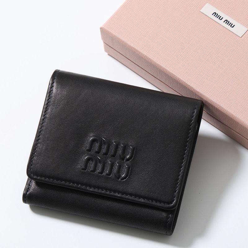 miu miu（ミュウミュウ） 三つ折り財布 5MH051 AEFX レディース
