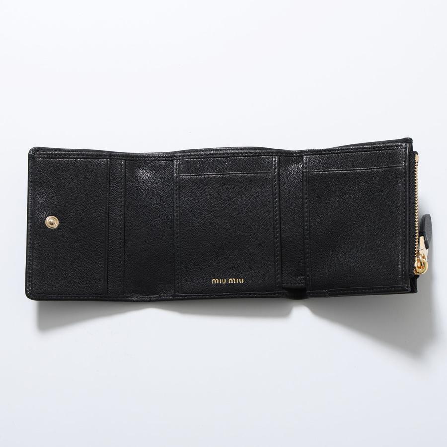 miu miu（ミュウミュウ） 三つ折り財布 5MH051 AEFX レディース