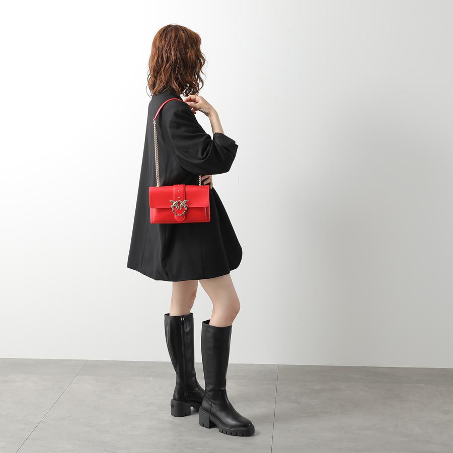 ピンコ ラブバッグ ピンクチェーンショルダーバッグLove Simply PINKO（ピンコ） ショルダーバッグ LOVE MINI SOFT SIMPLY 1P21KU Y5FF