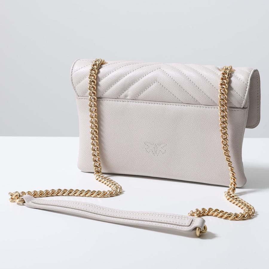 PINKO（ピンコ） ショルダーバッグ DOUBLE P MINI SOFT V QUILT 1P21XN