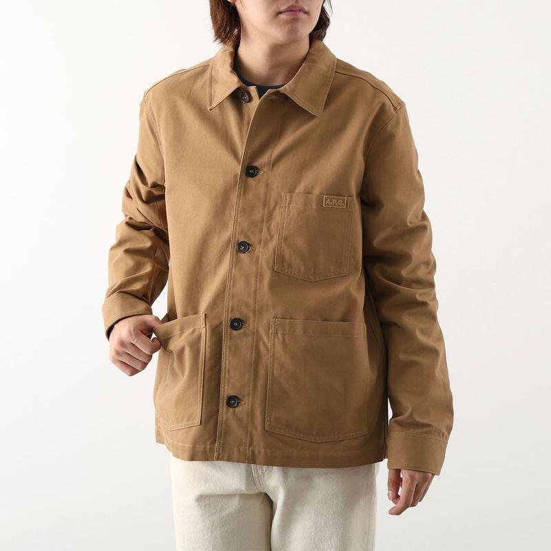 old a.p.c /ミリタリージャケット ブラウン XS アーペーセー A.P.C.（アーペーセー） APC A.P.C. シャツジャケット veste chico