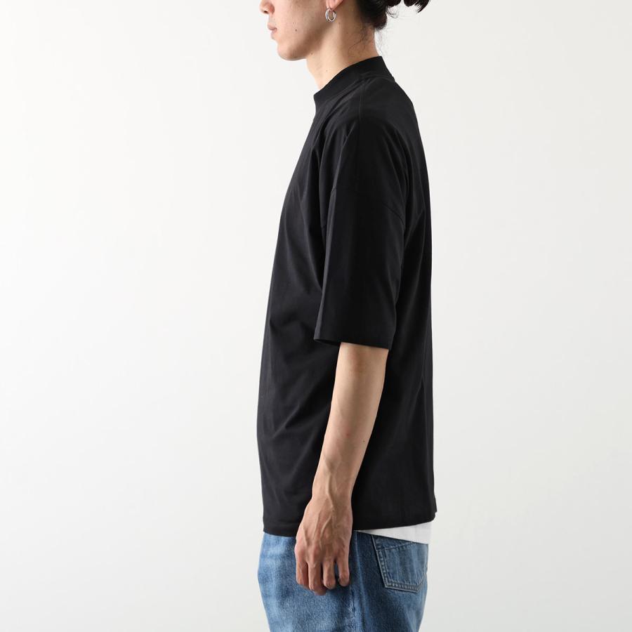 AMG JIL SANDER ネイビーモックネックビッグサイズ半袖Tシャツ AMG JIL SANDER ネイビーモックネックビッグサイズ半袖Tシャツ Jil