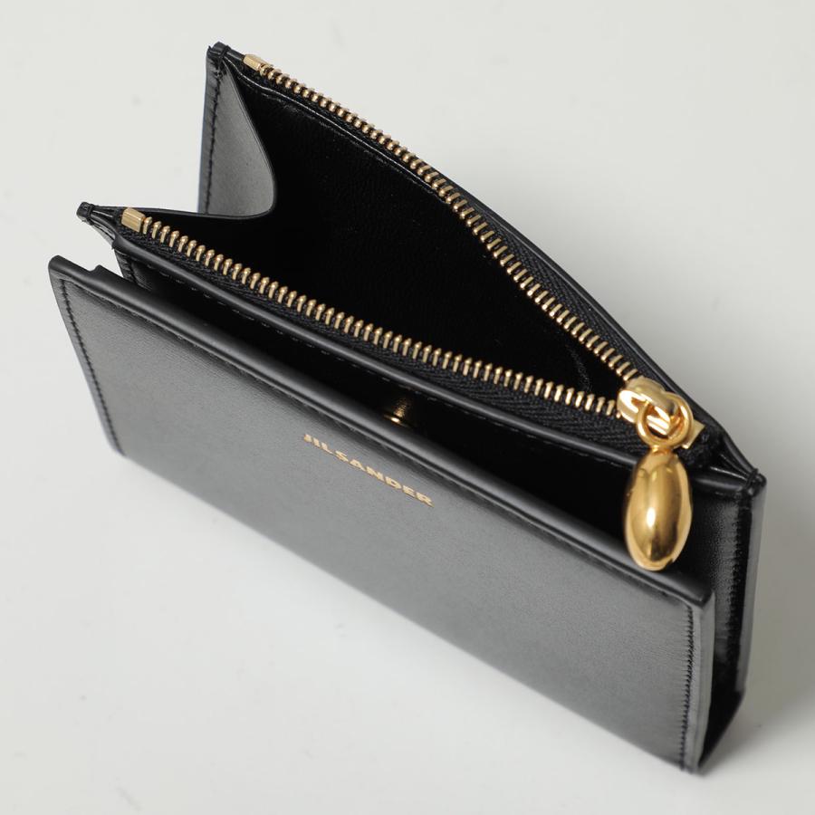 美品‼️ジルサンダー JIL SANDER 折り財布　ブラック JIL SANDER（ジルサンダー） 二つ折り財布 GOJI MINI FRENCH WALLET