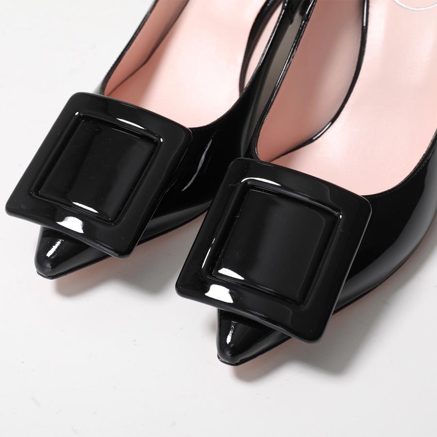 【美品】ROGER VIVIER パンプス ブラック 23.5 Roger Vivier（ロジェヴィヴィエ） パンプス VIV IN THE CITY DEC 65