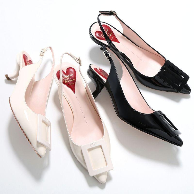 Roger Vivierロジェ ヴィヴィエトランペット スリングバック パンプス Roger Vivier（ロジェヴィヴィエ） パンプス VIRGULE SLING BACK DEC