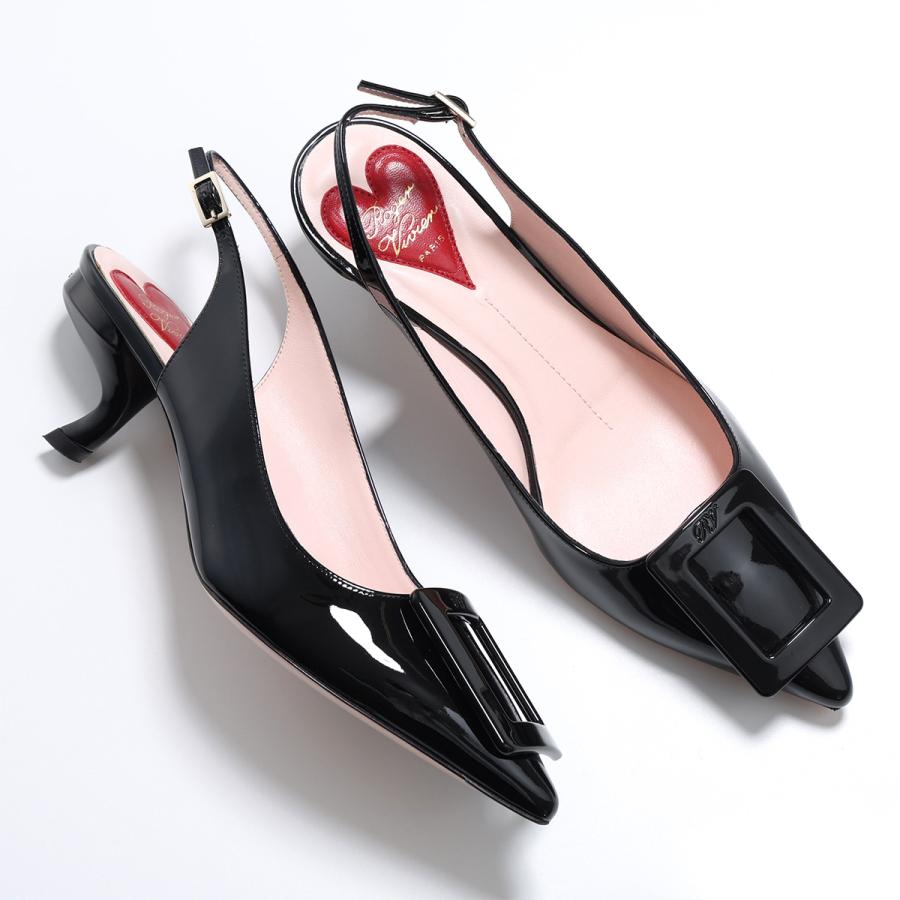 ロジェヴィヴィエ　パンプス　ミュール　サンダル　スリングバック　ベルヴィヴィエ Roger Vivier（ロジェヴィヴィエ） パンプス VIRGULE SLING BACK DEC