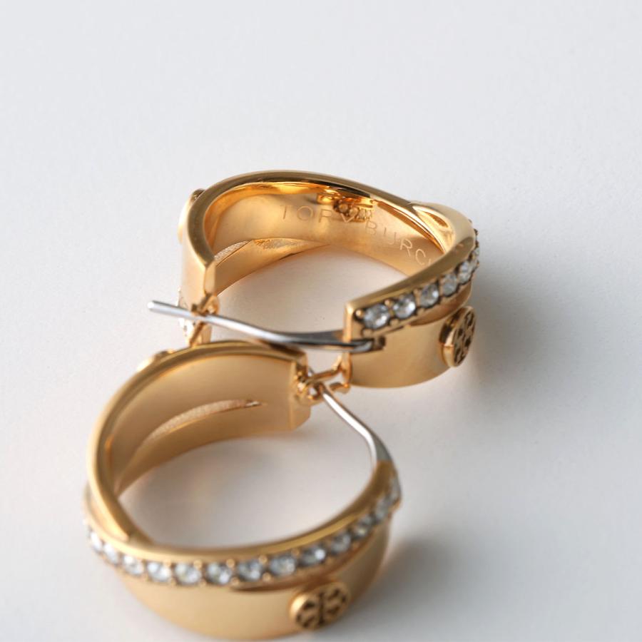 TORY BURCH（トリーバーチ） フープピアス ICON PAVE DOUBLE アイコン