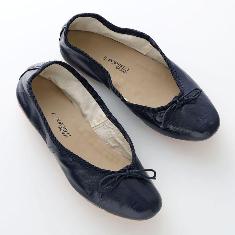 E.PORSELLI PORSELLI ポルセリ バレエシューズ 95PELLE レディース