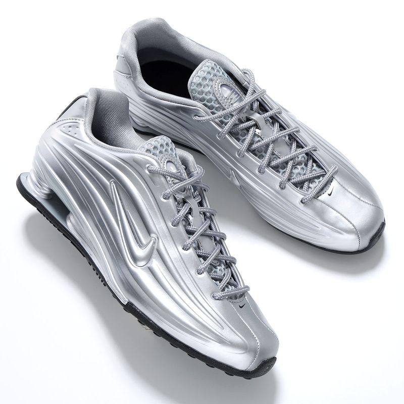 【美品✨】NIKE SHOX シルバー スニーカー NIKE（ナイキ） スニーカー W NIKE SHOX Z MET ショックス IO7843-002