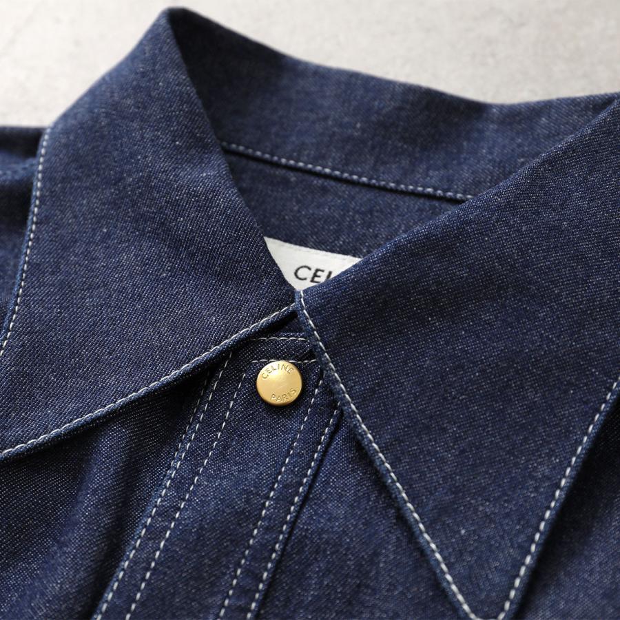 CELINE（セリーヌ） シャツジャケット RV15Z2N67.GGG3 レディース
