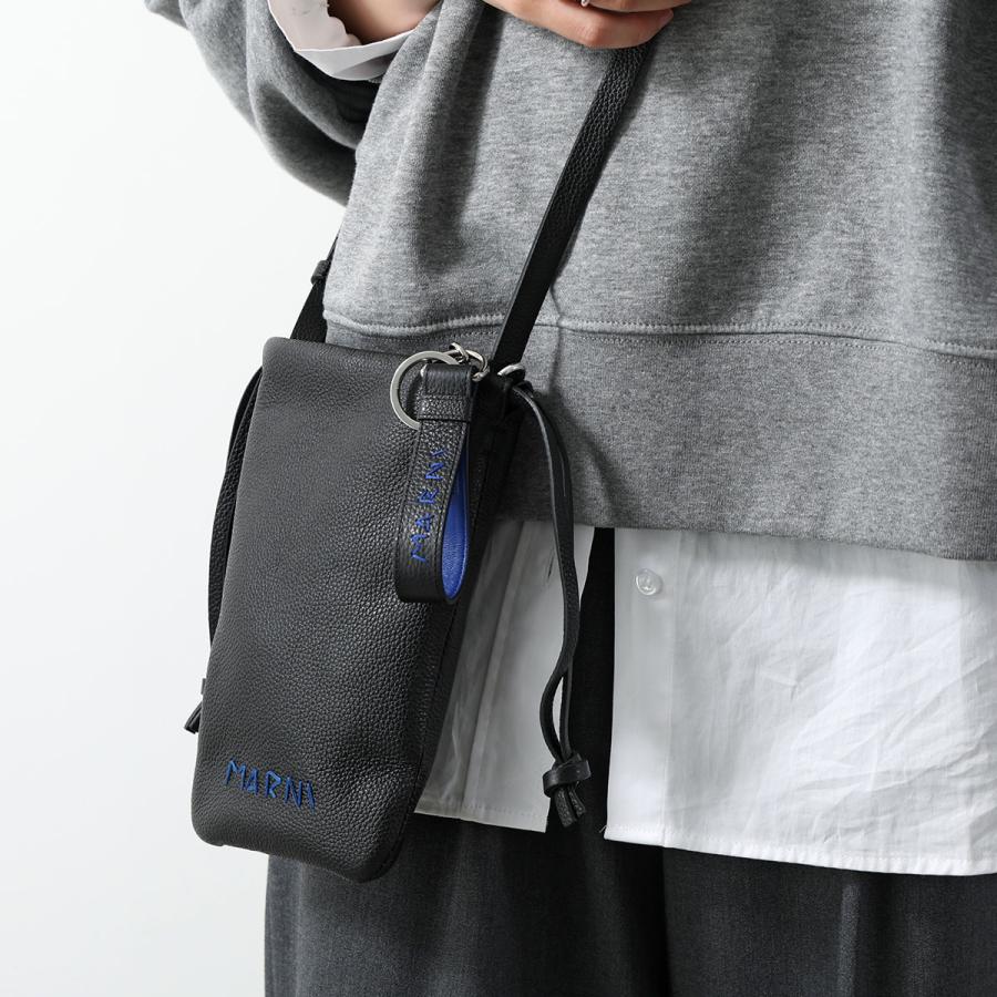 MARNI（マルニ） キーリング PCMI0018A5 P6533 レディース レザー ロゴ