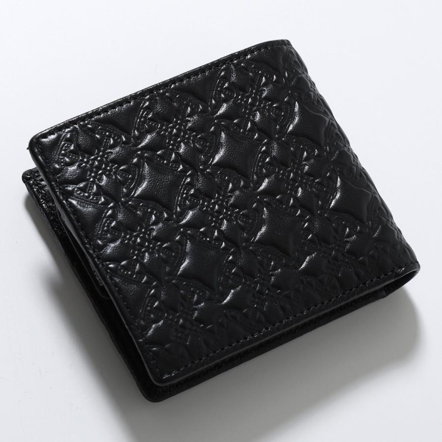 【極美品】Vivienne Westwood 二つ折り財布 オーブ ブラック Vivienne Westwood（ヴィヴィアンウエストウッド） 二つ折り財布