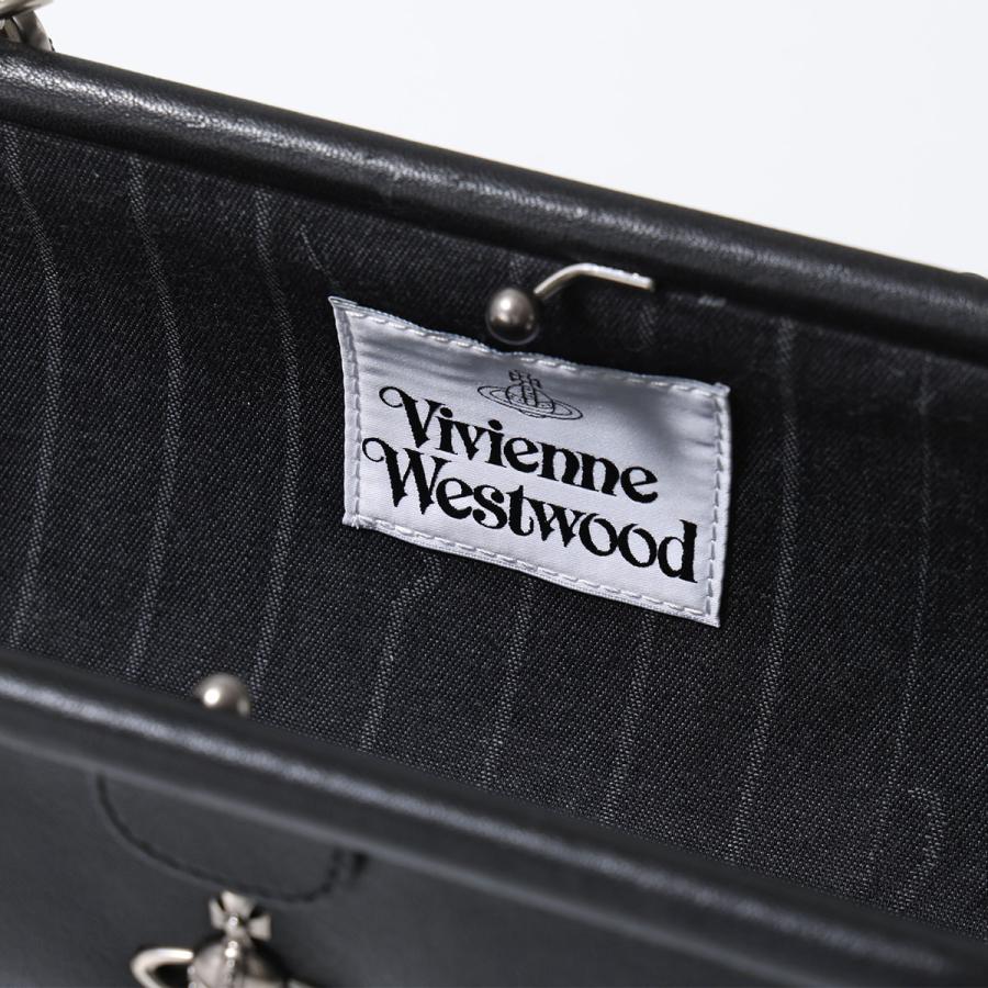 ヴィヴィアンウエストウッド ハンドバッグ レザー ブラック 型押し オーブ Vivienne Westwood（ヴィヴィアンウエストウッド） ハンドバッグ JANE