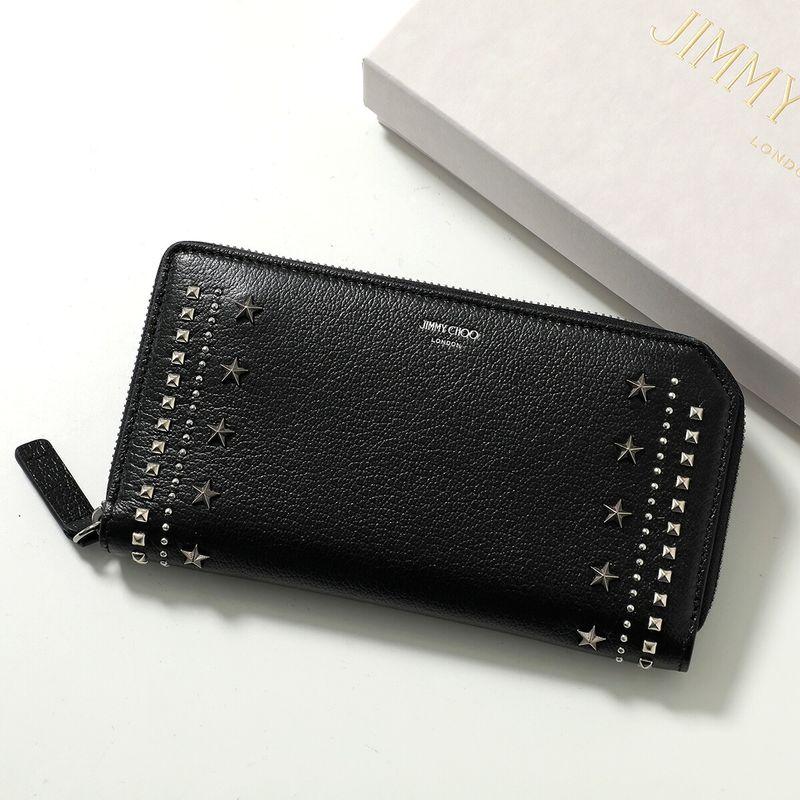 ★財布★ JIMMY CHOO 長財布 JIMMY CHOO（ジミーチュウ） ラウンドファスナー長財布 CARNABY/S U
