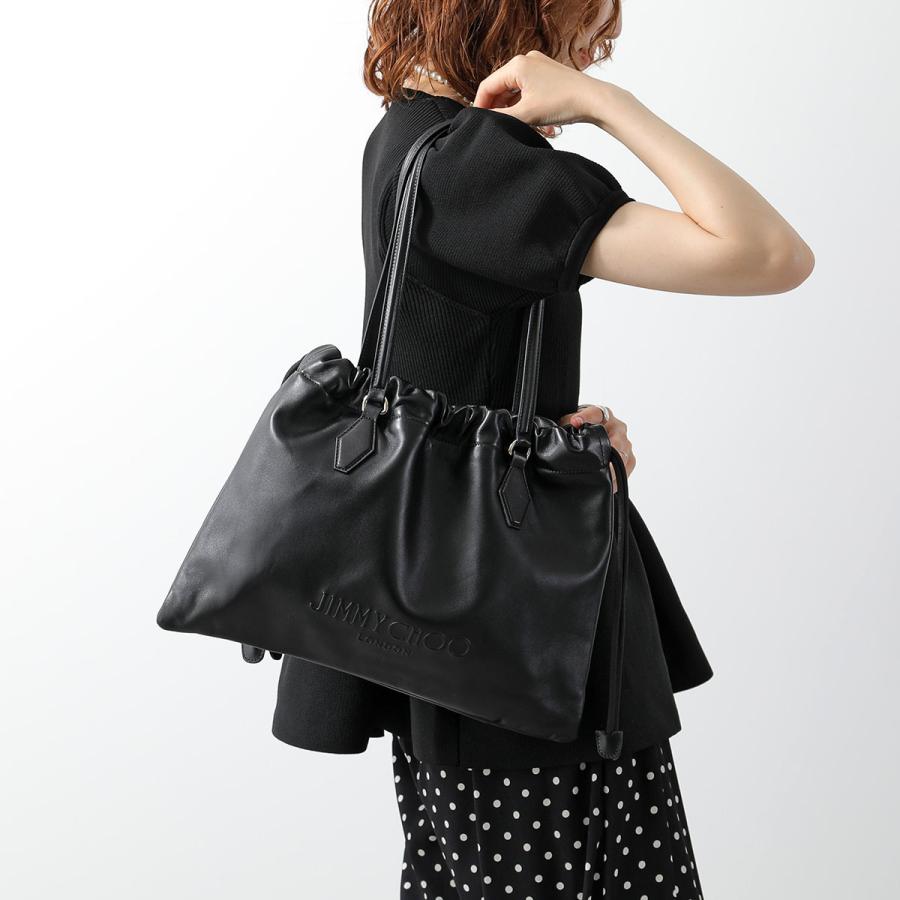 JIMMY CHOO（ジミーチュウ） トートバッグ DRAWSTRING TOTE/M U ZKP