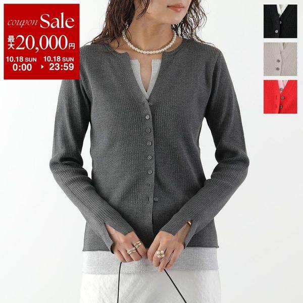 Torrazzo Donna（トラッゾドンナ） カーディガン Layered V-Neck Top