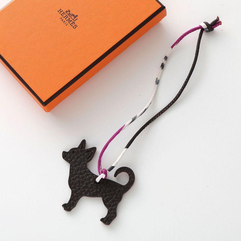 HERMES（エルメス） チャーム プティ アッシュ PETIT H 1065948 チワワ