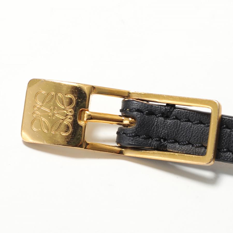 【未使用に近い】LOEWE ベルト　バイカラー アナグラム　アマソナ LOEWE（ロエベ） 【訳あり-80のみ】LOEWE ベルト AMAZONA PADLO