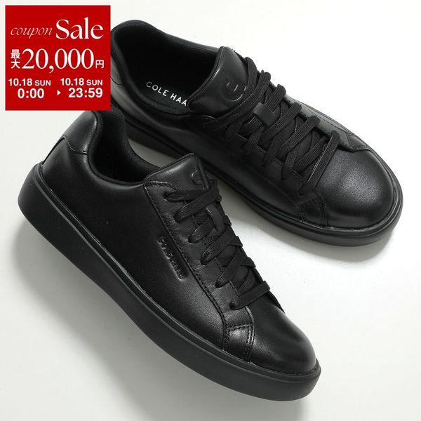 【新品級】COLE HAAN グランド クロスコート スニーカー 本革 黒 27 COLE HAAN（コールハーン） スニーカー GRAND CROSSCOURT グランド