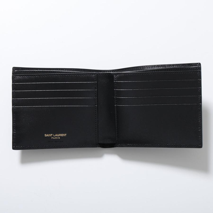 SAINT LAURENT サンローラン 二つ折り財布 607727 02G0W メンズ