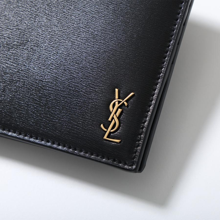SAINT LAURENT サンローラン 二つ折り財布 607727 02G0W メンズ