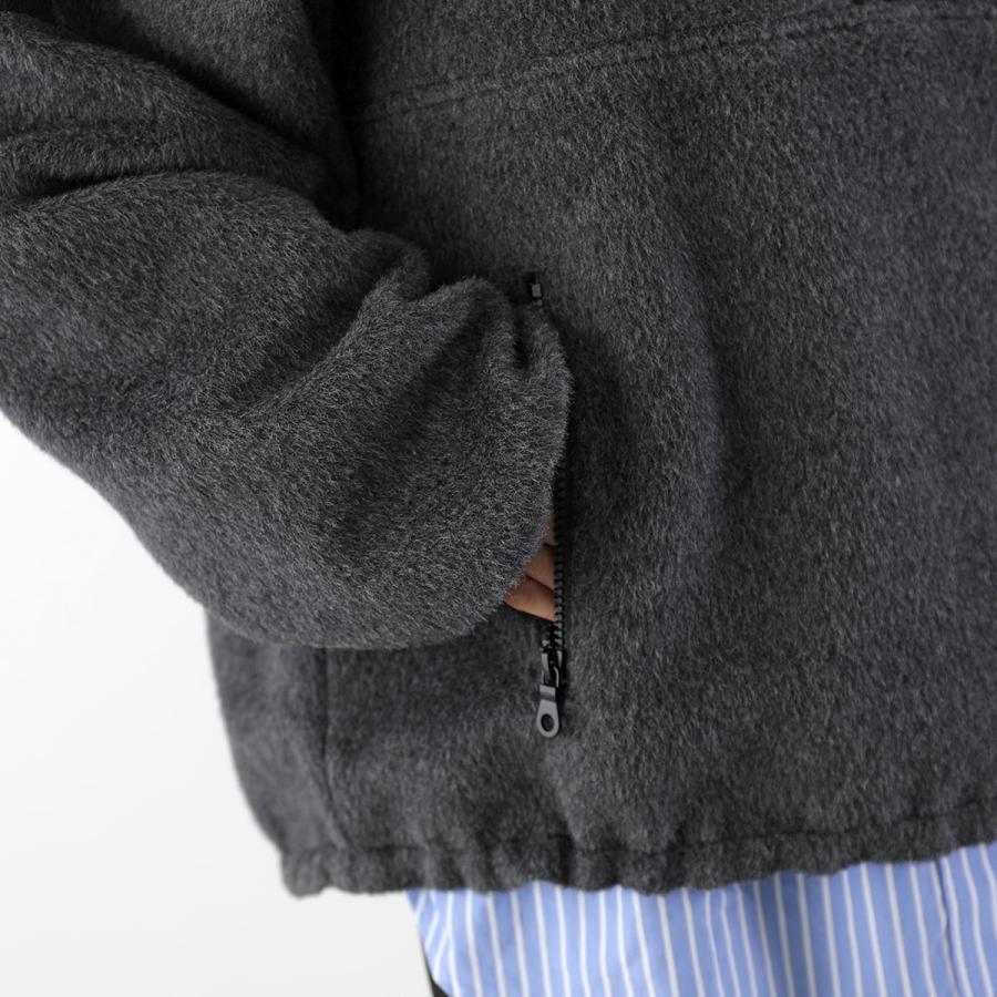 YENN イエン プルオーバー SHAGGY HALF ZIP JACKET シャギー ハーフ