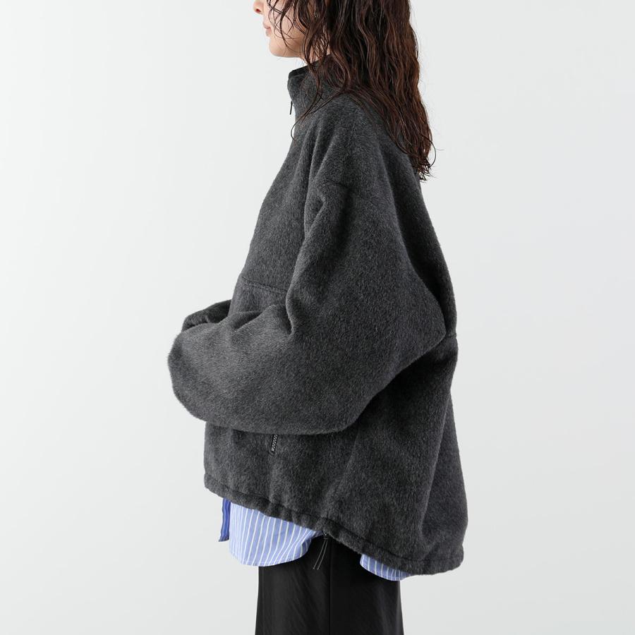 YENN イエン プルオーバー SHAGGY HALF ZIP JACKET シャギー ハーフ