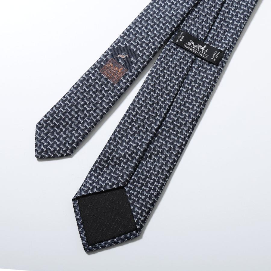 HERMES（エルメス） ネクタイ TIE メンズ フランス製 シルク H織りタイ