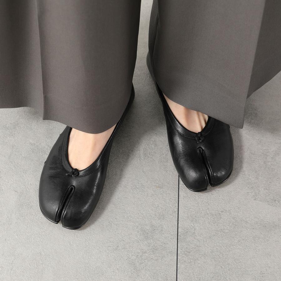 マルジェラ 3cmヒール tabi パンプス37.5 ブラック Maison Margiela（メゾンマルジェラ） パンプス Tabi タビ S58WZ0127