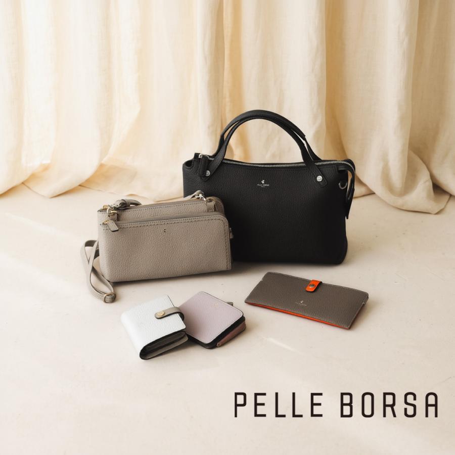 PELLE BORSA ペレボルサ /Very Goods レザー 二つ折り財布 PELLE BORSA ペレボルサ 二つ折り ミニ財布 Very Goods 7202