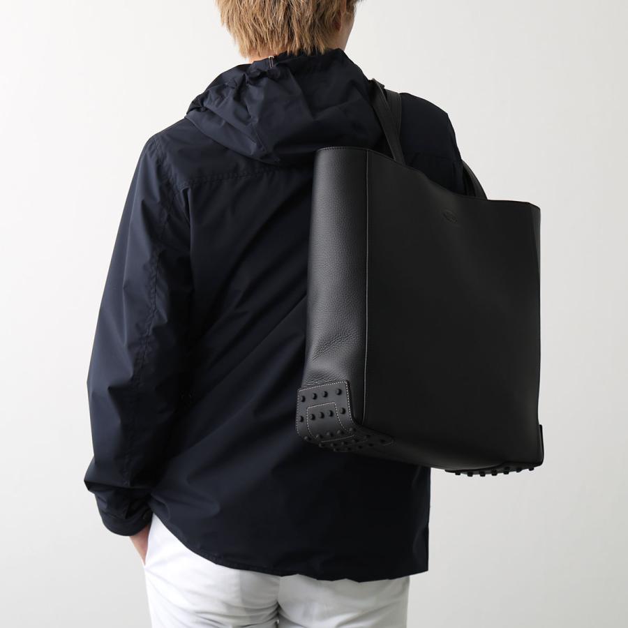 最終価格TOD'S トッズ ナイロン レザー トートバッグ ブラック TOD'S（トッズ） TODS トートバッグ XBMGOBO0300RIA メンズ レザー